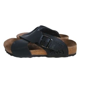 Birkenstock Birki's Dijon Black Crossover Sandals (7)